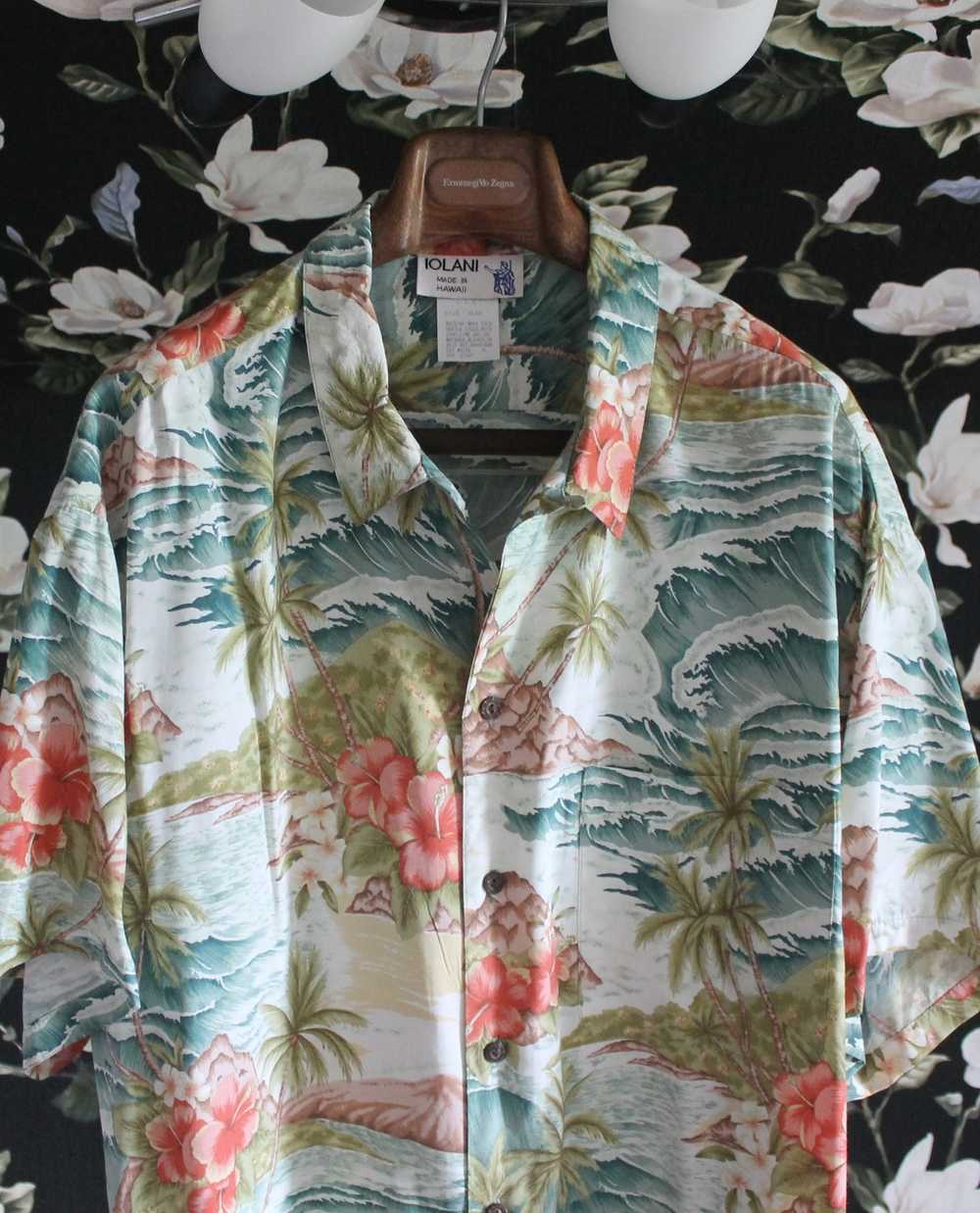 Hawaiian Shirt × Iolani × Vintage Rare Vintage Io… - image 2