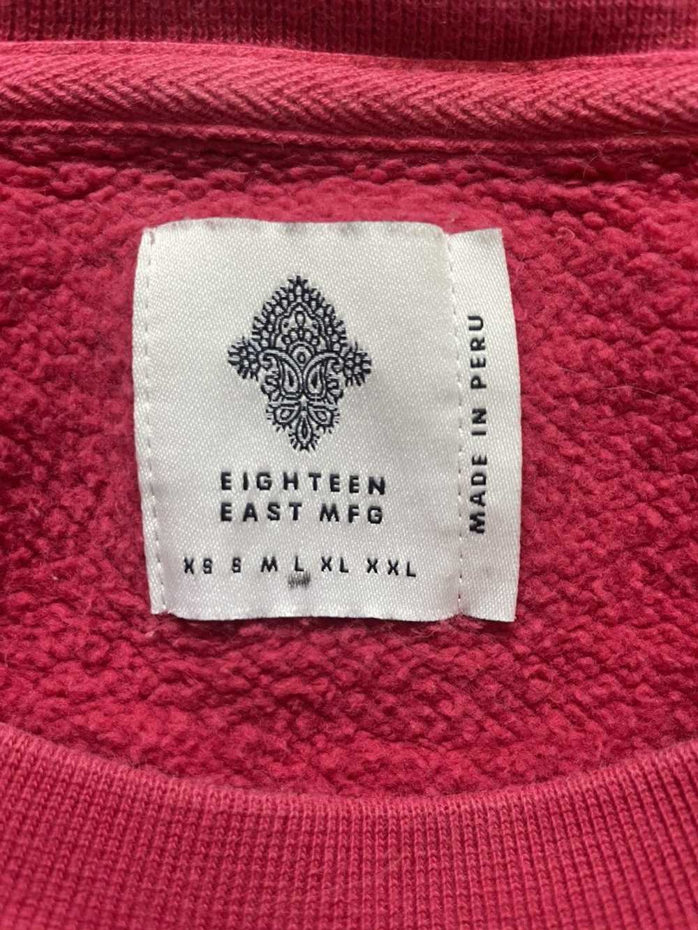 18 East Embroidered pink crewneck sweatshirt - image 3