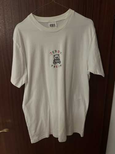 Teddy Fresh Colorful Embroidered Logo White T-Shirt Adult Size Small See  Details