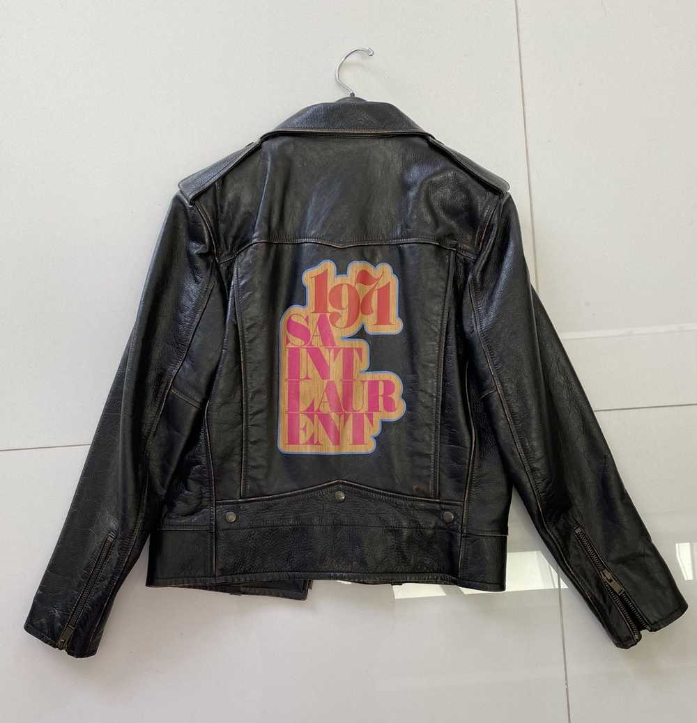 Yves Saint Laurent Saint Laurent Leather Jacket "… - image 2