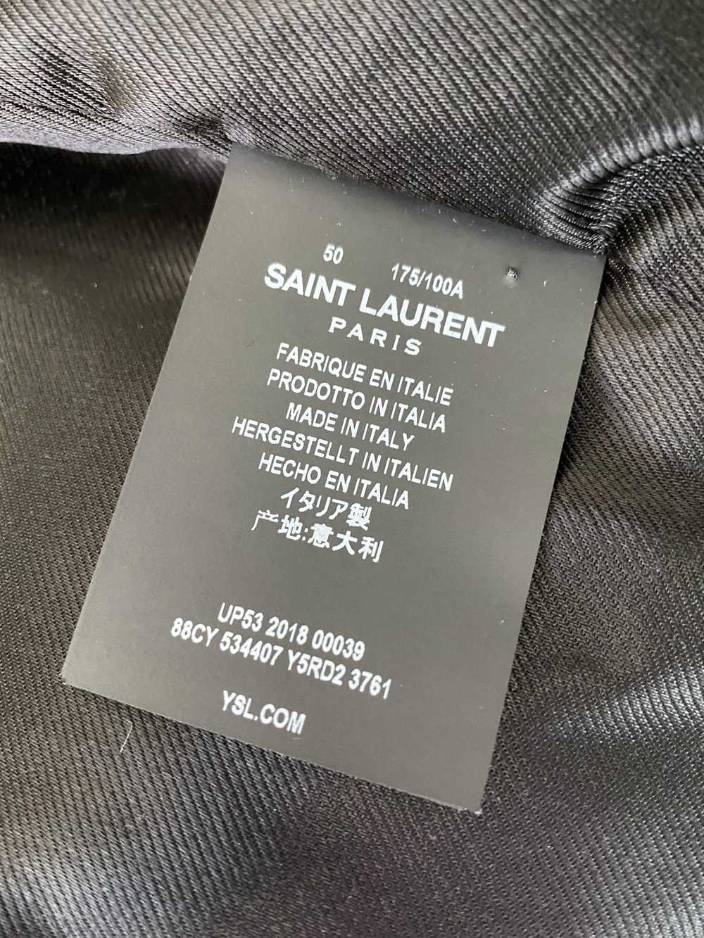 Yves Saint Laurent Saint Laurent Leather Jacket "… - image 6