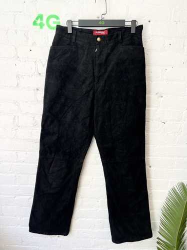 Vintage Vintage TEXTURED SUEDE LEATHER Baggy Pants