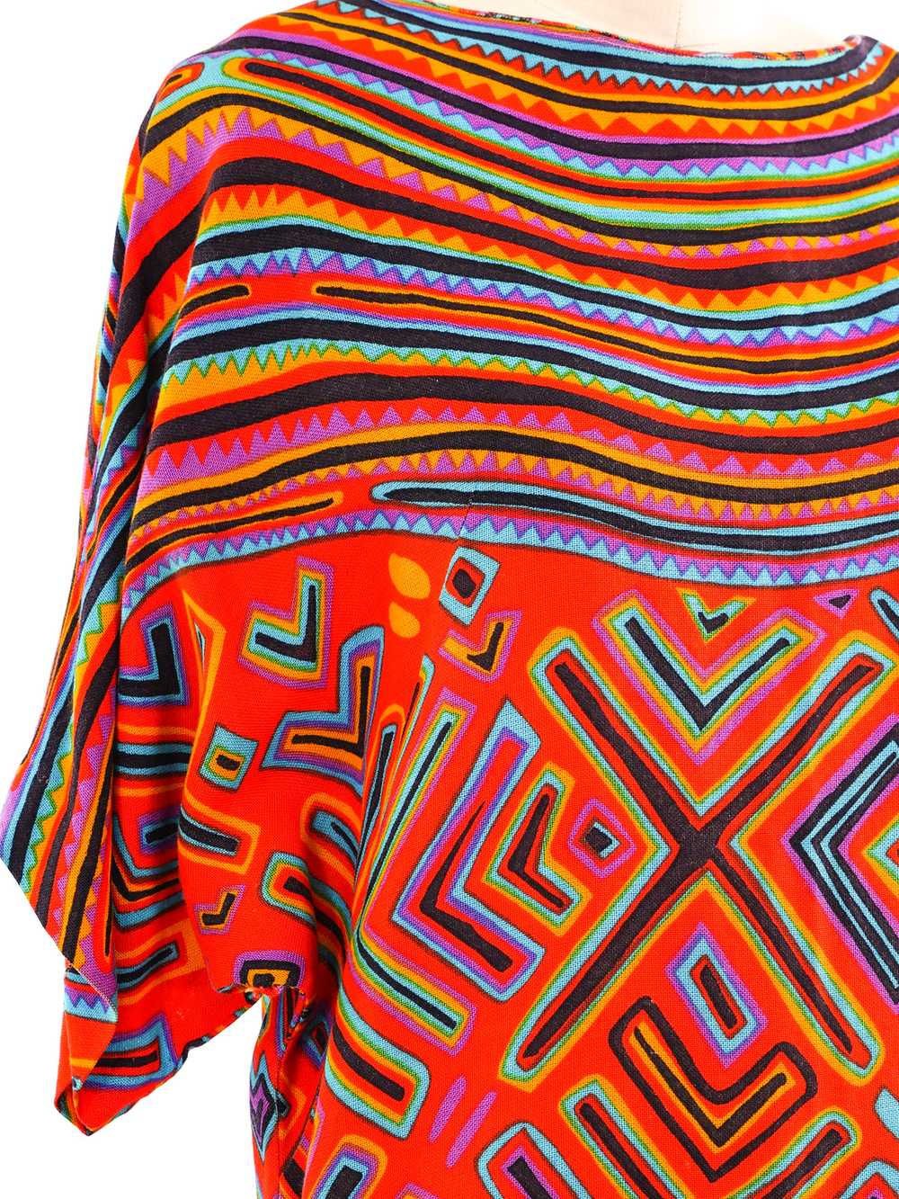 Mixed Print Rayon Dress - image 2