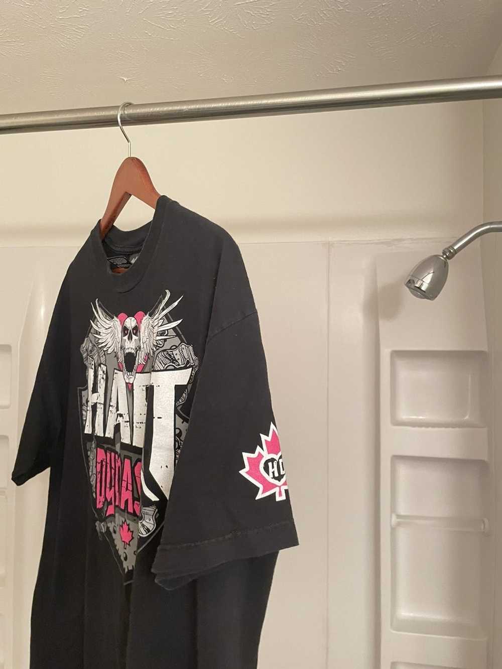 Vintage Vintage 2008 wwe Hart dynasty Bret hart t… - image 4