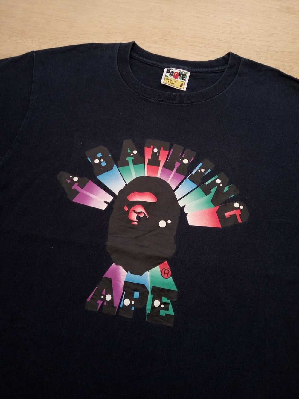 Bape Bape Navy Collage Logo tee - image 1