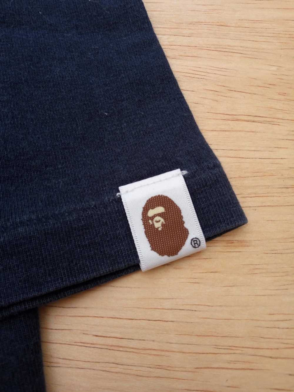 Bape Bape Navy Collage Logo tee - image 4