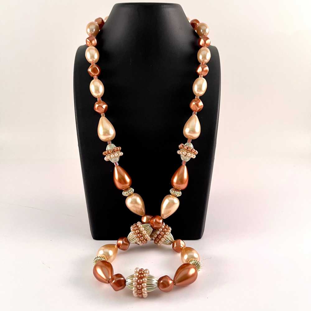 1960s Japan Bead Necklace - image 1