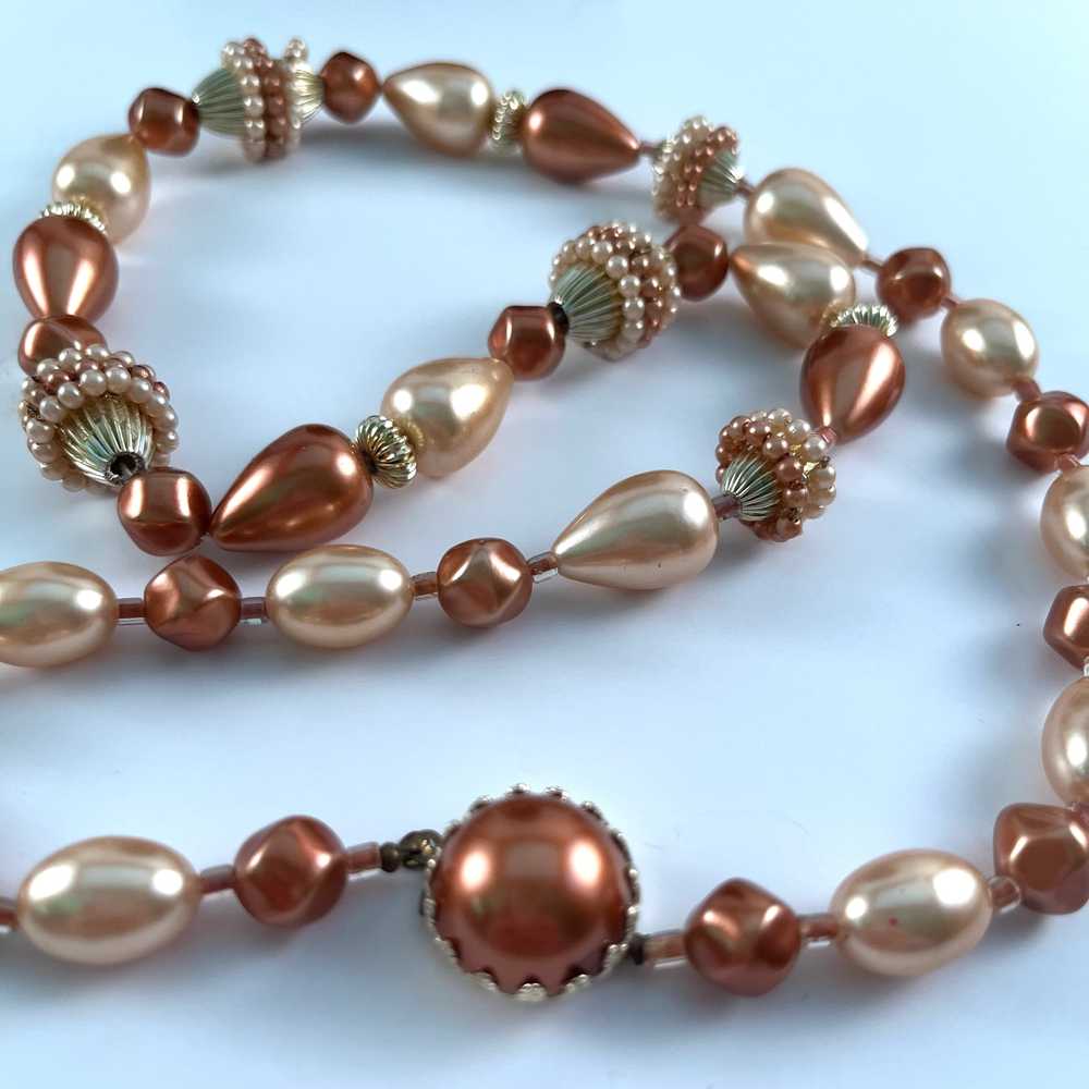 1960s Japan Bead Necklace - image 4