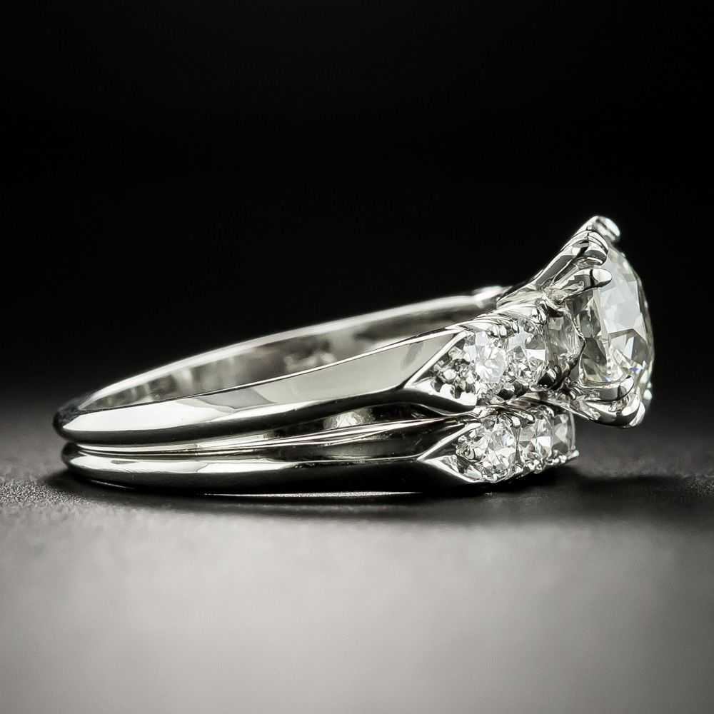 Late Deco/ Early Mid-Century 1.73 Carat Diamond W… - image 2