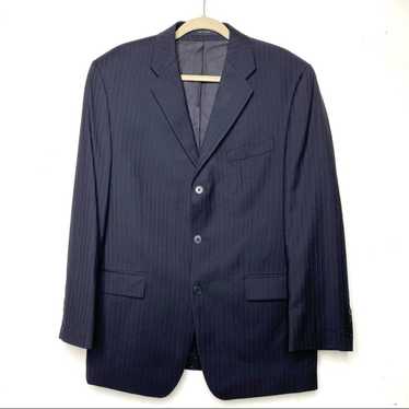 DKNY DKNY Wool Blazer Pinstripe Black 40R