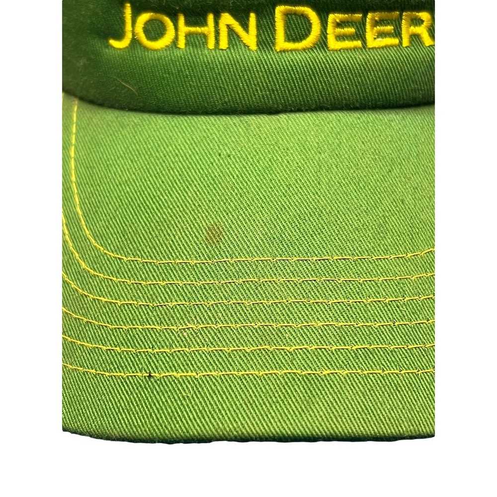John Deere John Deere Logo Trucker Hat Mesh Yello… - image 3