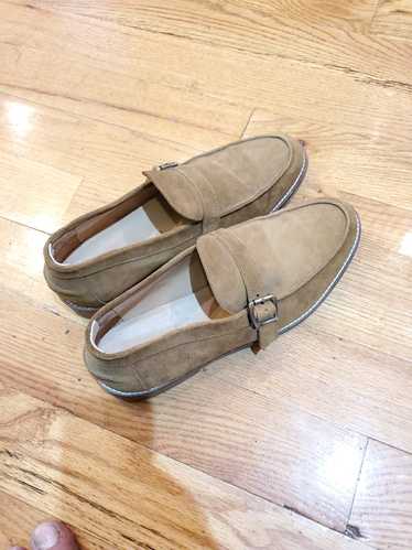 Duke and Dexter Suede Buckle Loafer