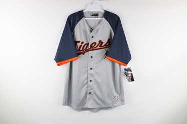 Descente Detroit Tigers Baseball Jersey Black and Whi… - Gem