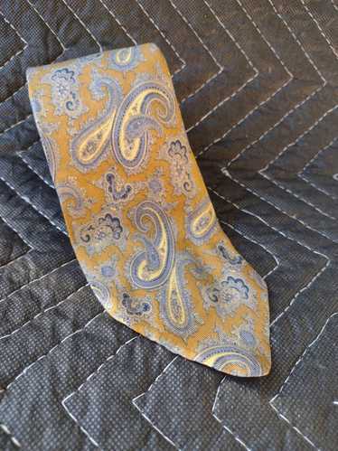 Lanvin Lanvin Vintage Neck Tie - Pure Silk -Olive 