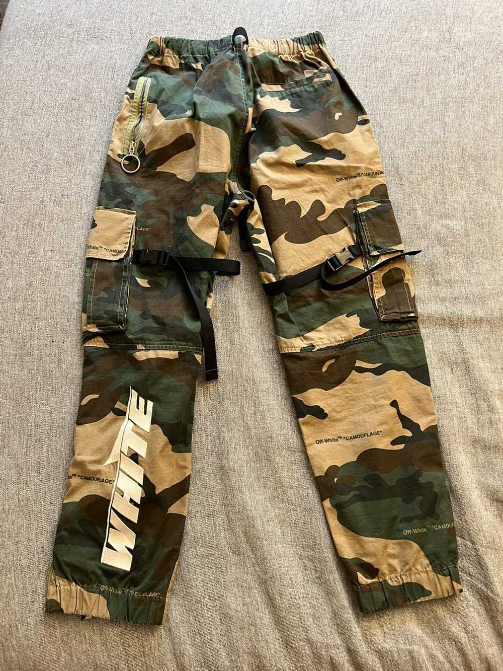 Off-White OFF WHITE CAMO CARGO PANTS - image 2