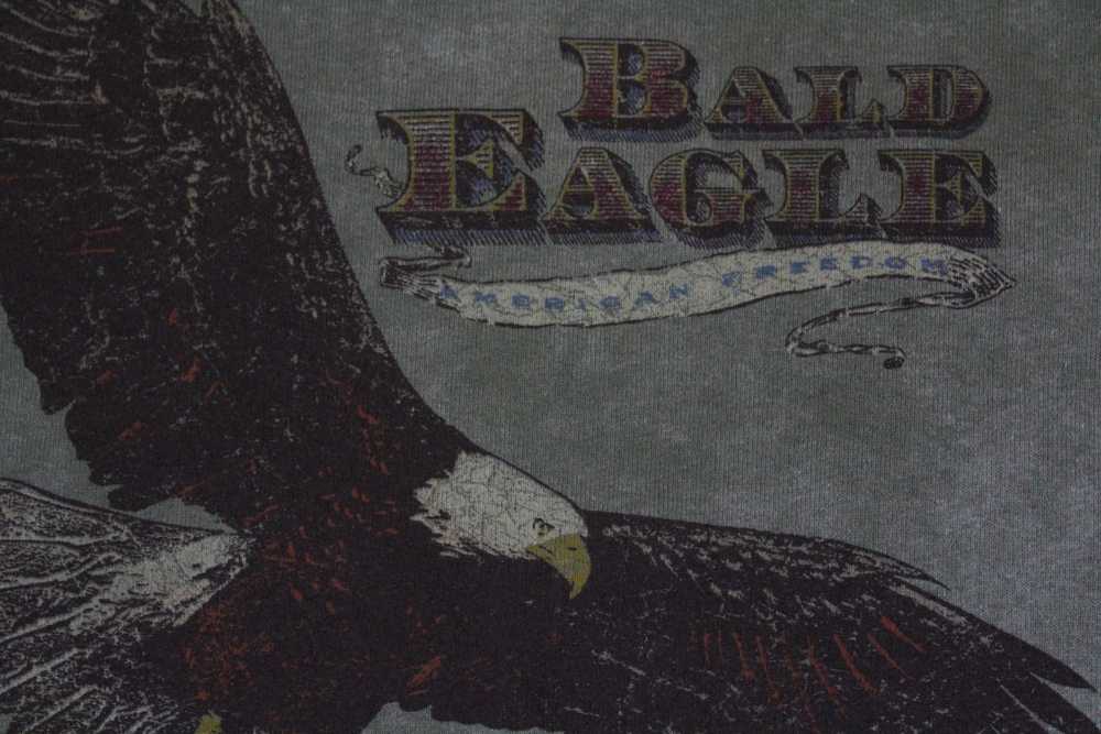 Vintage Vintage Spirit Lake Bald Eagle Faded Crew… - image 3