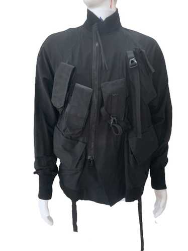 身幅55cmY2K 00s archive JULIUS nylon mods coat - ミリタリージャケット