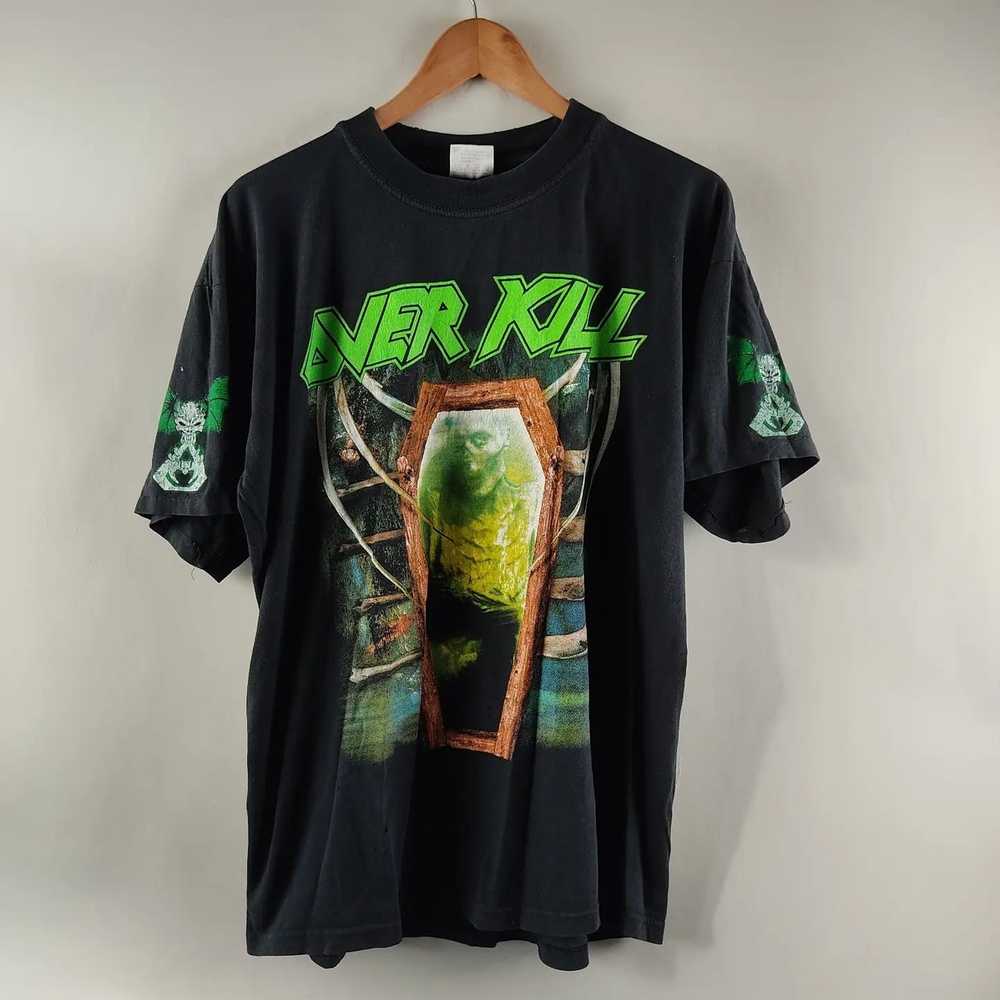 Band Tees × Rock Tees × Vintage 90's Overkill Fuc… - image 10