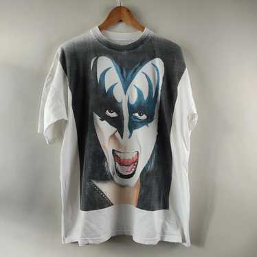 Band Tees × Kiss × Vintage 90's Kiss Gene Simmons… - image 1