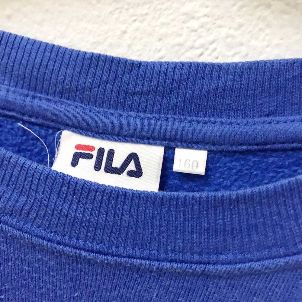 Fila Vintage Fila italia spellout streetwear Crew… - image 5