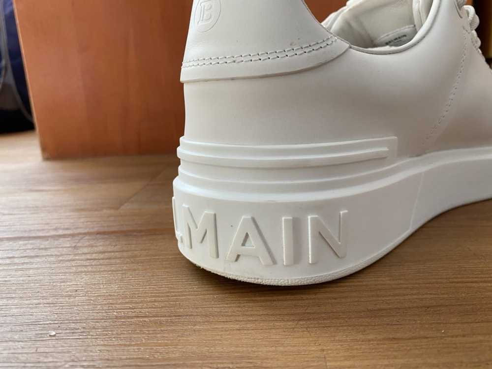 Balmain Smooth white leather B-Court sneakers - image 8