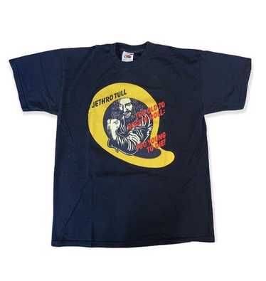 80s JETHRO TULL バンドT ブラック ビンテージ USA製 SUMMERSALE 特別価格 TULTEX ジェスロ タル JETHRO TULL TOUR 75