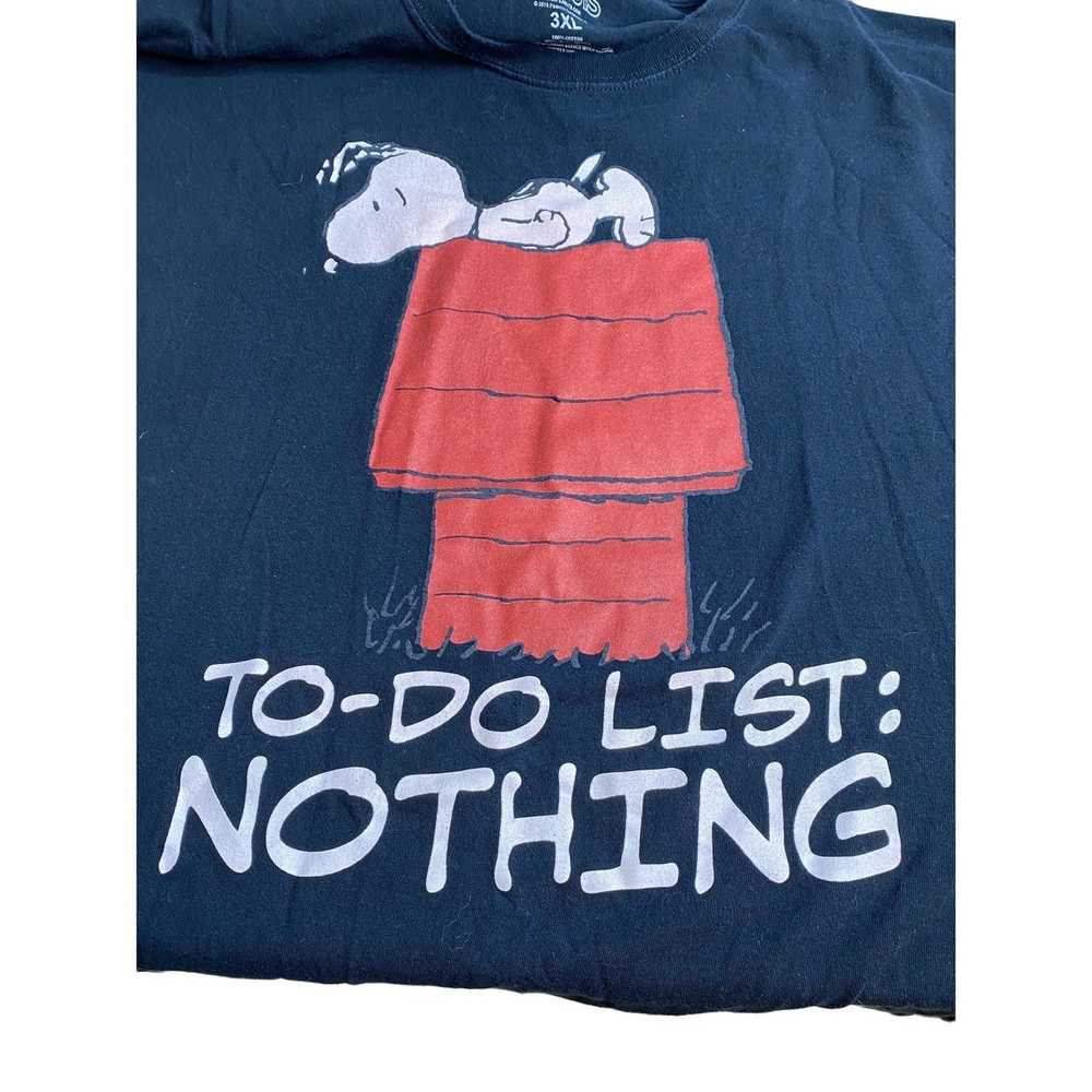 Peanuts Snoopy on Doghouse Do Nothing List Peanut… - image 4