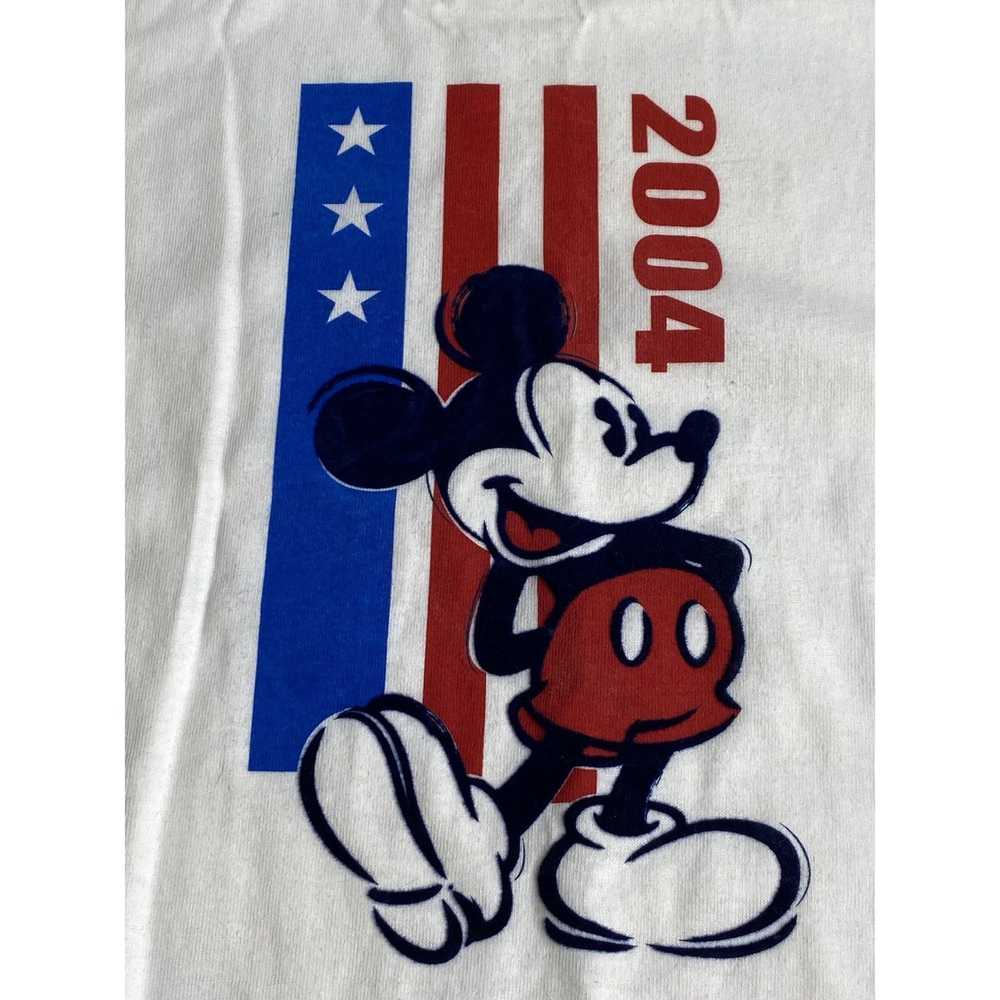 Disney Mickey Mouse 2004 Velvet Political USA 2XL… - image 3