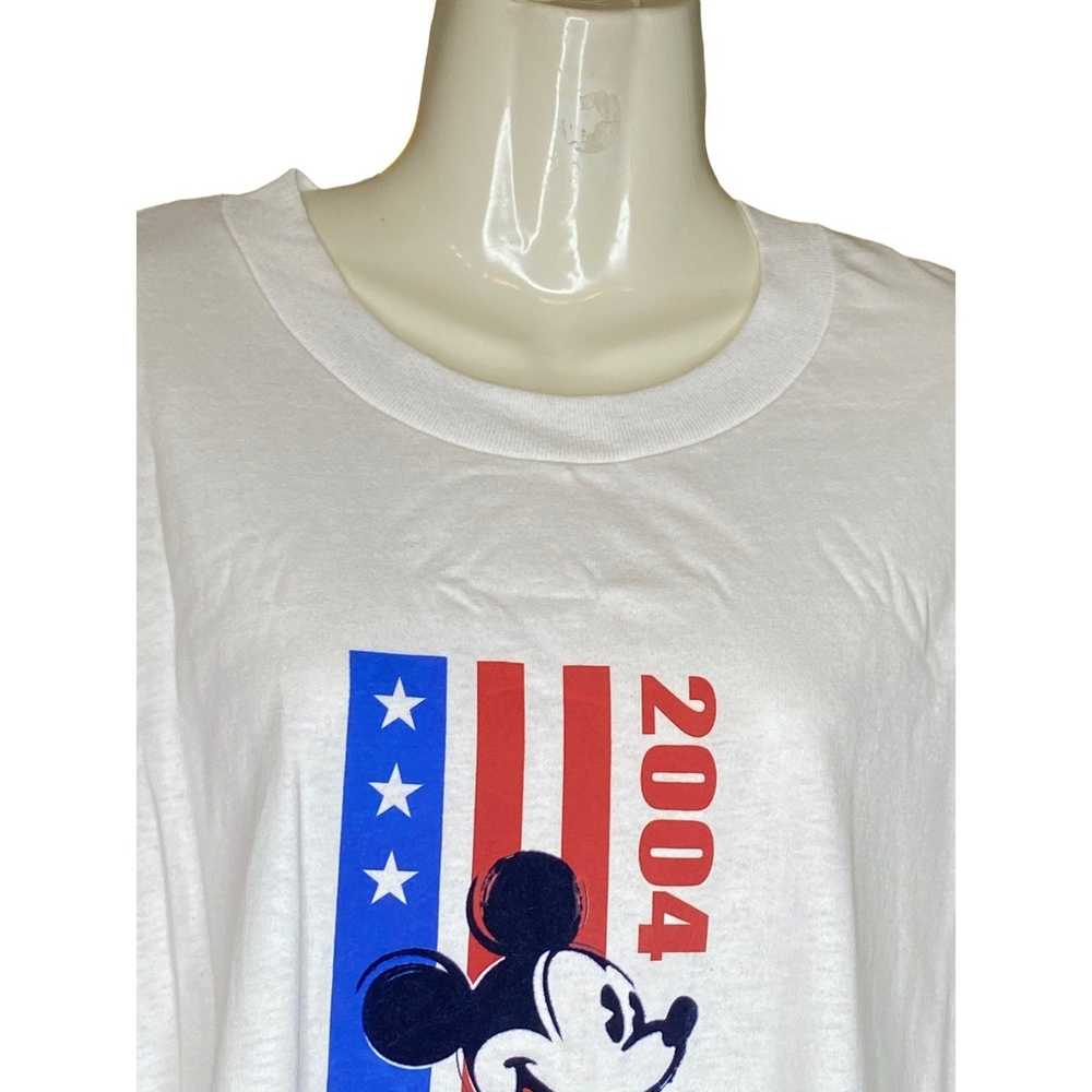 Disney Mickey Mouse 2004 Velvet Political USA 2XL… - image 5
