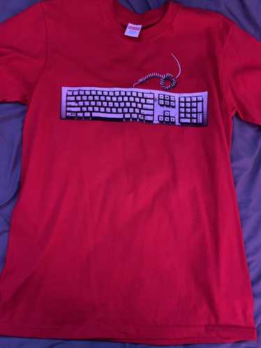 Supreme Red Supreme Keyboard Shirt - image 1