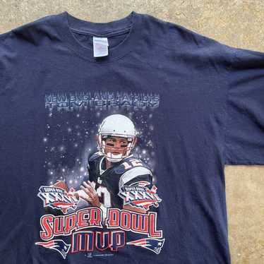 2002 New England Patriots Super Bowl XXXVI Champions NFL T Shirt Size XL –  Rare VNTG