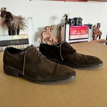 Heschung Heschung Suede Leather Lace Up Oxfords