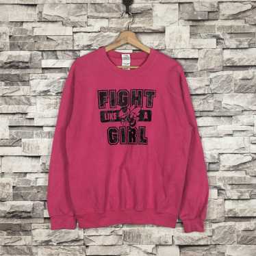 Sportswear × Vintage Vintage FIGHT LIKE A GIRL Cr… - image 1