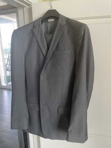 Perry Ellis 44 Long Grey Perry Ellis Suit with 34/