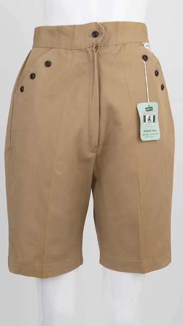 1950s Khaki Camp Shorts