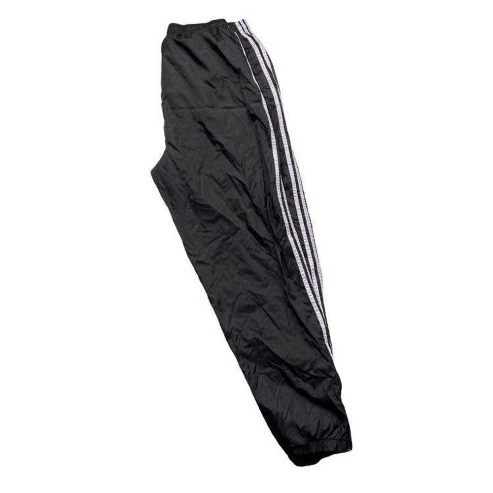 Adidas XL Adidas Zip 3 Stripe Lined Track Pants J… - image 2