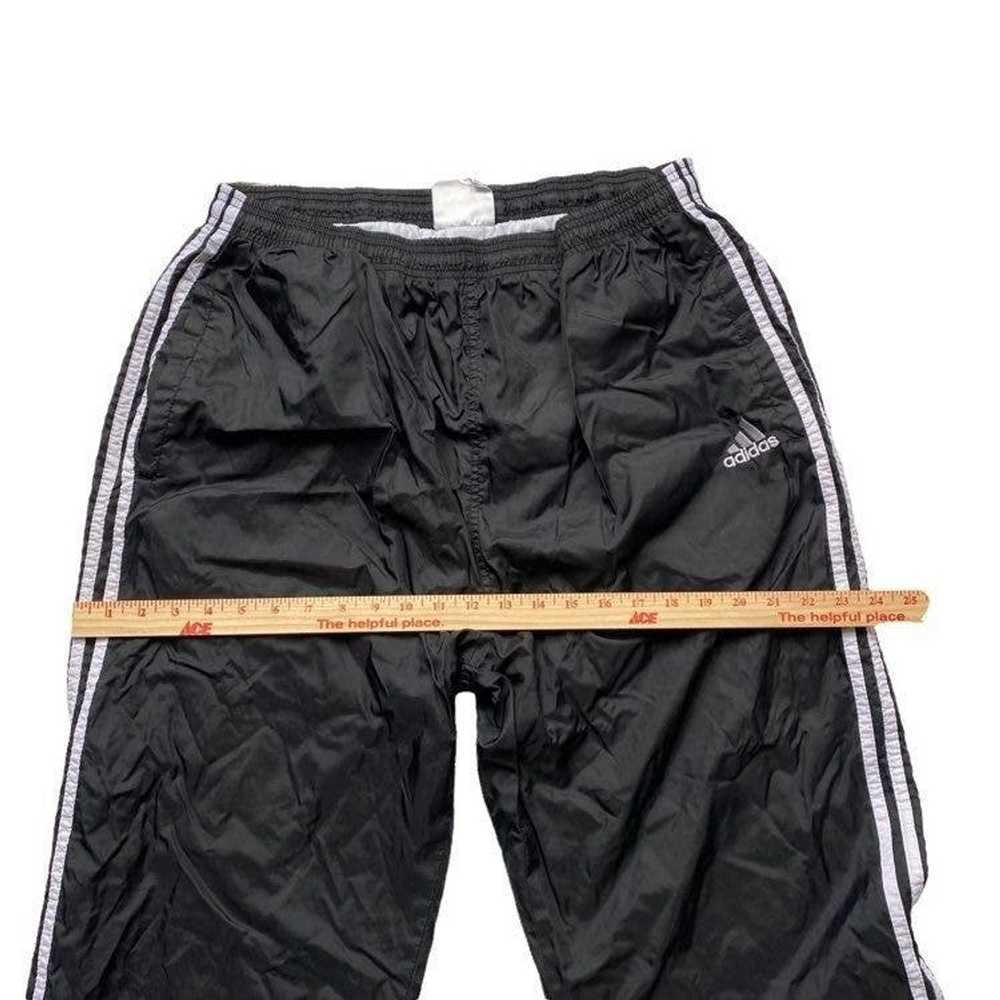 Adidas XL Adidas Zip 3 Stripe Lined Track Pants J… - image 5