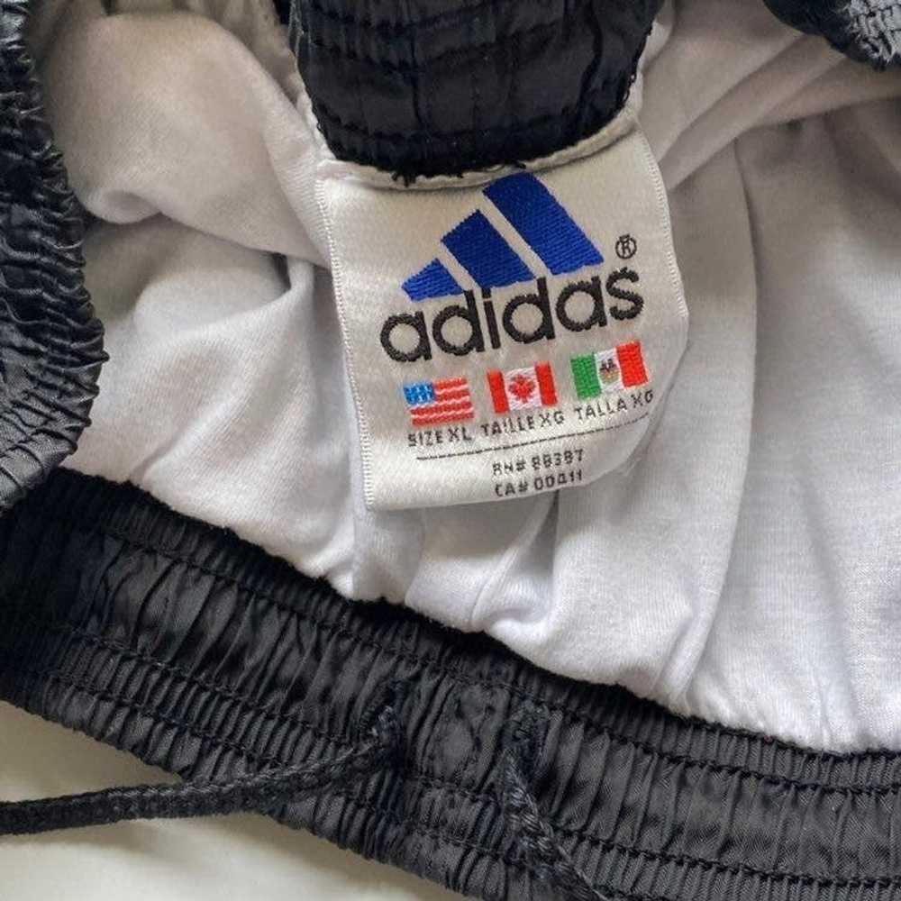 Adidas XL Adidas Zip 3 Stripe Lined Track Pants J… - image 7
