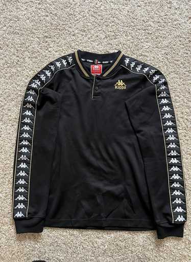 Kappa KAPPA Black and Gold 2-pique button up