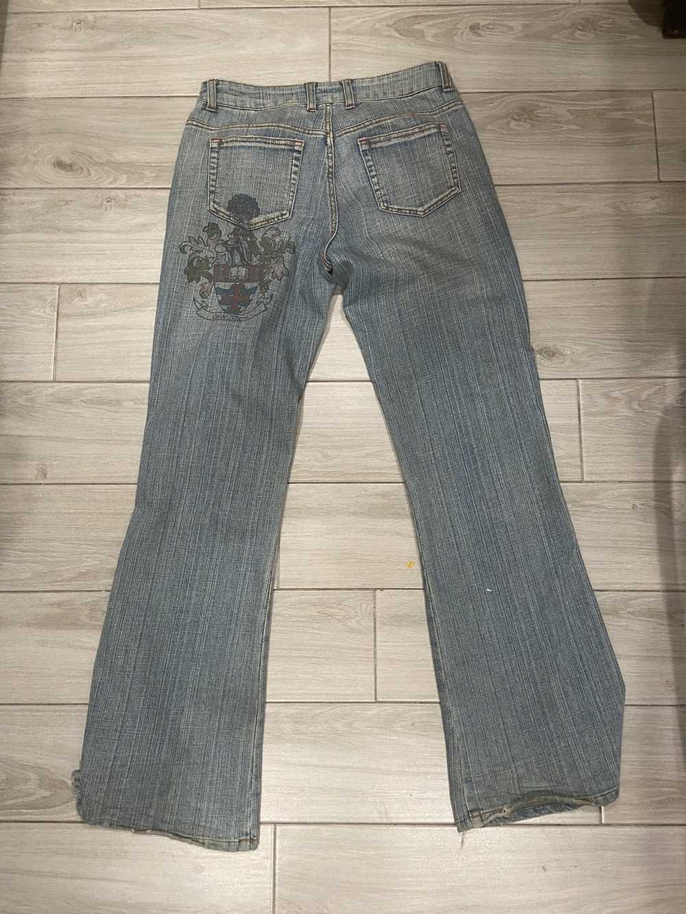 Vintage Vintage bootcut printed jeans - image 3