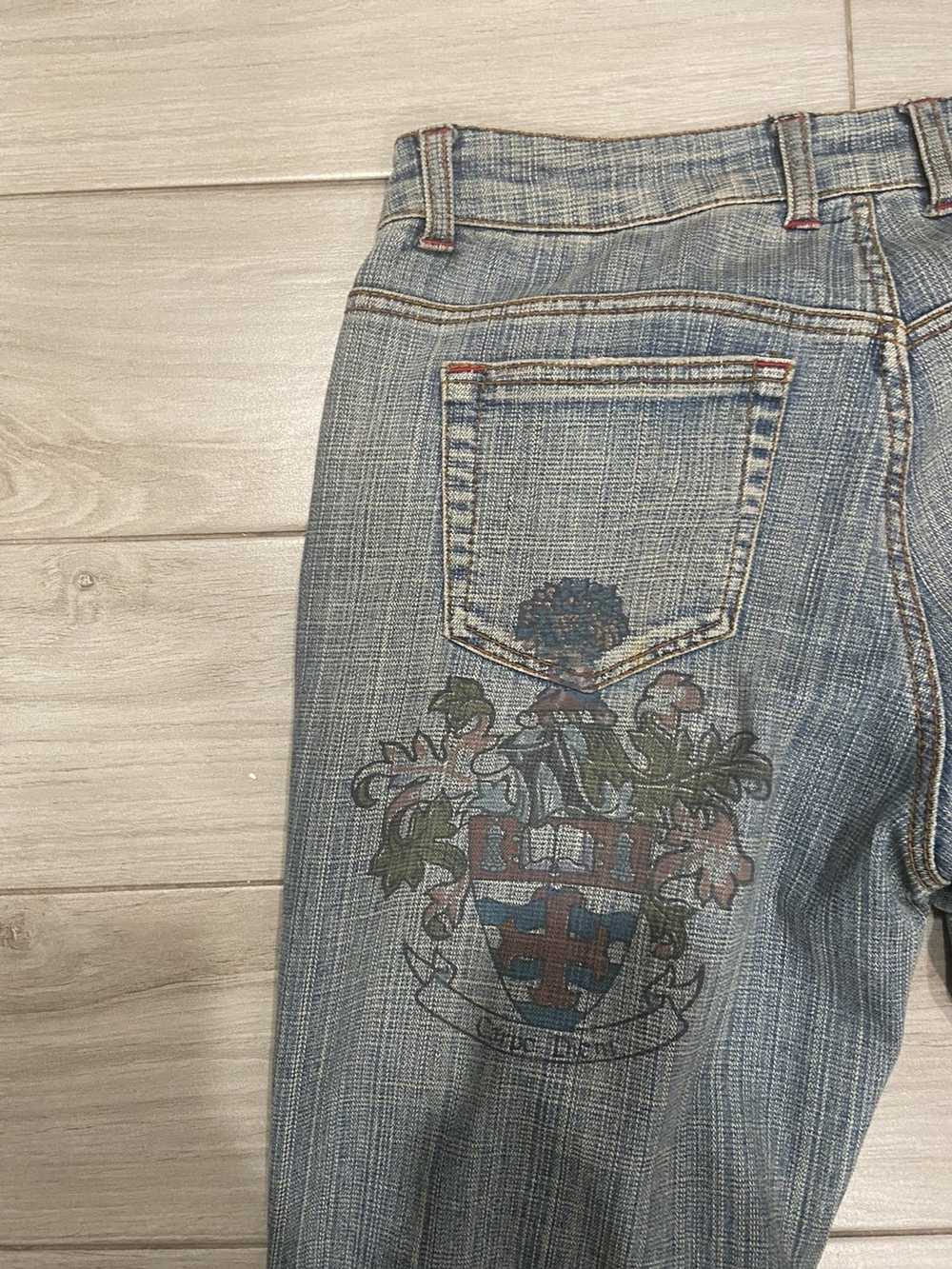 Vintage Vintage bootcut printed jeans - image 4