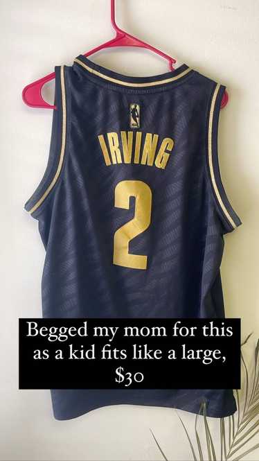 Adidas Black kyrie Irving jersey Cleveland cavalie