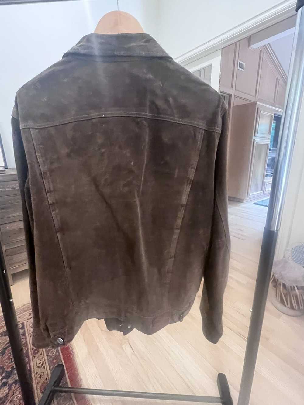 Jean Shop Brown Suede Leather “Jean” Jacket - image 2