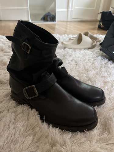 Frye Black Leather Frye Ankle Boots