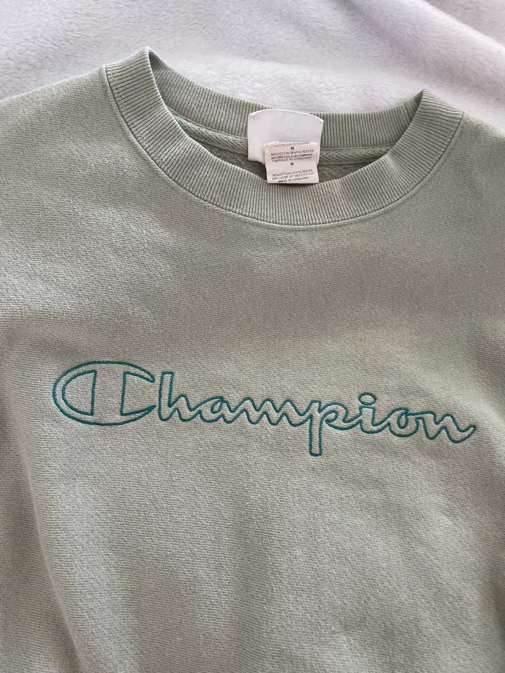 Champion Vintage champion sweatshirt grey ish gre… - image 2