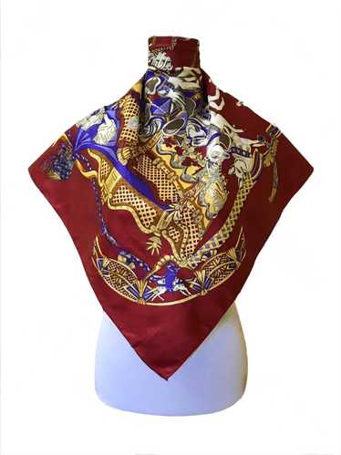 Hermès Imperial Tiger Brown Silk Scarf - Vintage Lux