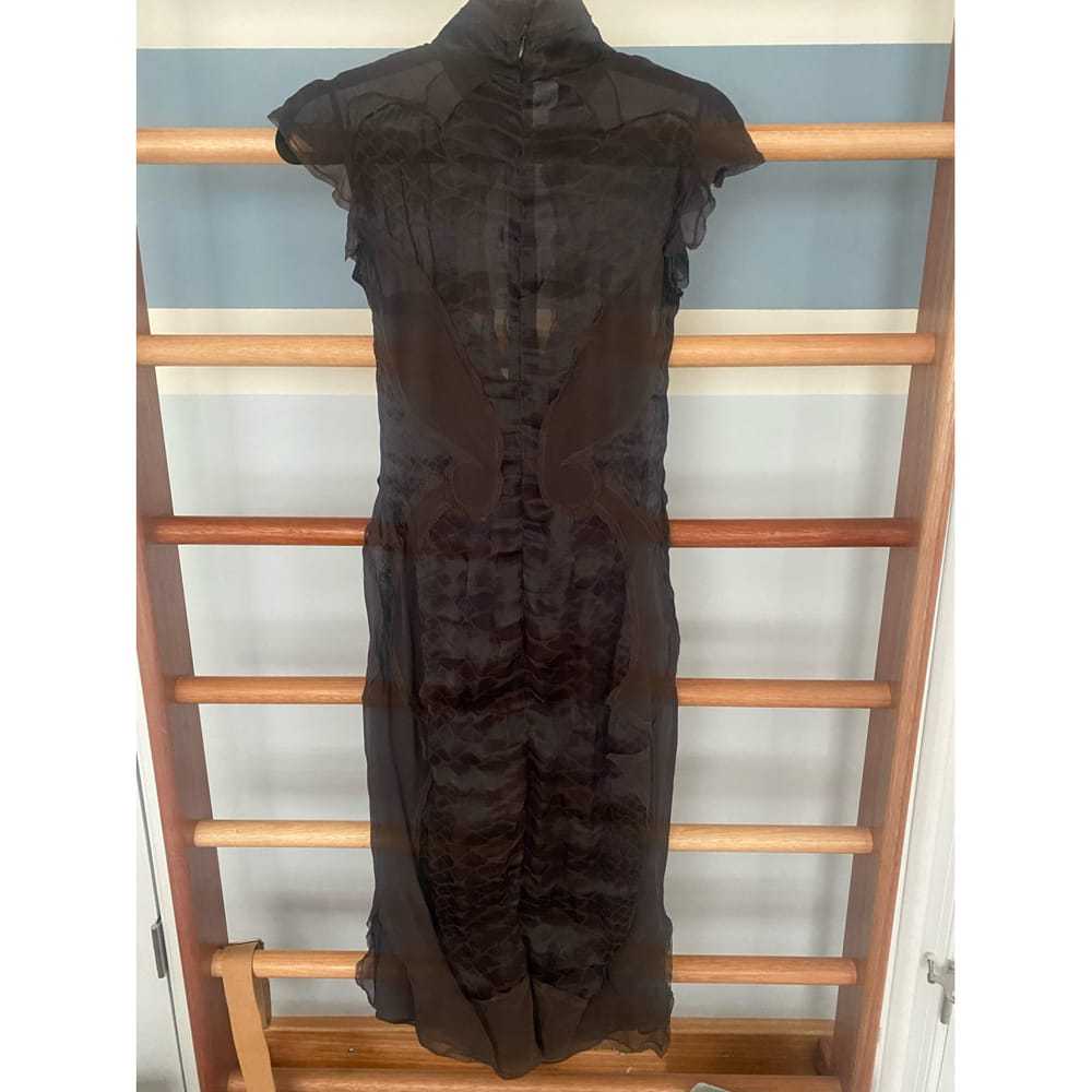 Yves Saint Laurent Silk mid-length dress - image 2
