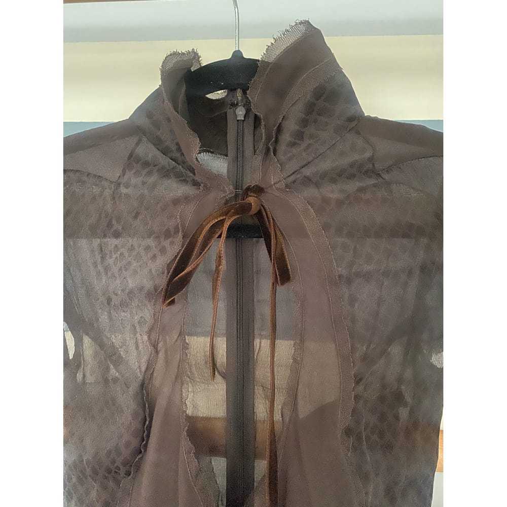 Yves Saint Laurent Silk mid-length dress - image 7