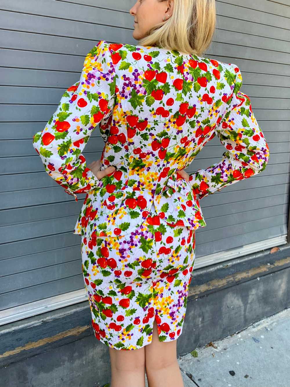 Ungaro Fruit Skirt Suit Set - image 3