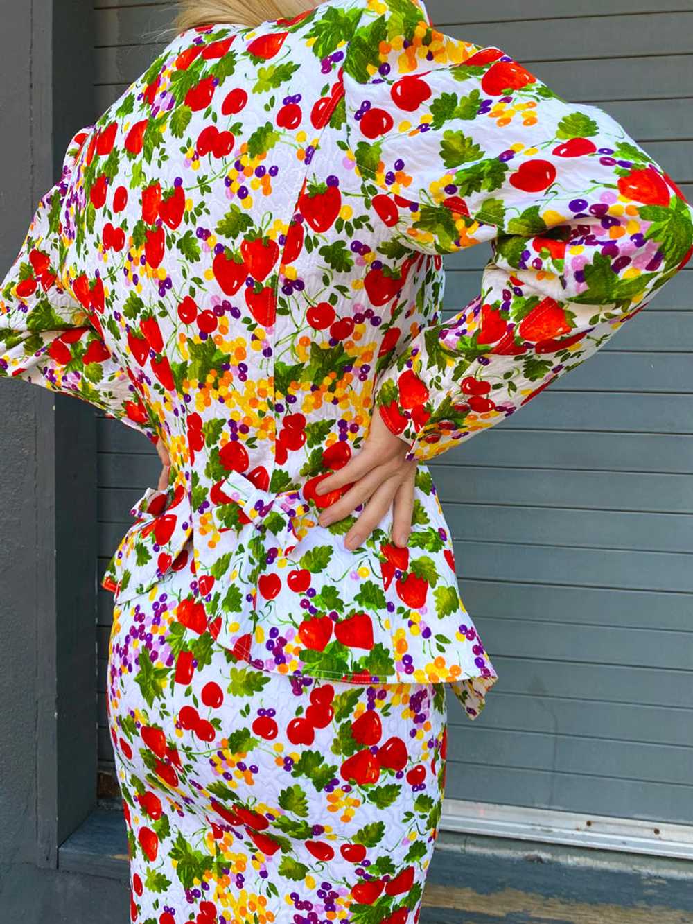 Ungaro Fruit Skirt Suit Set - image 6